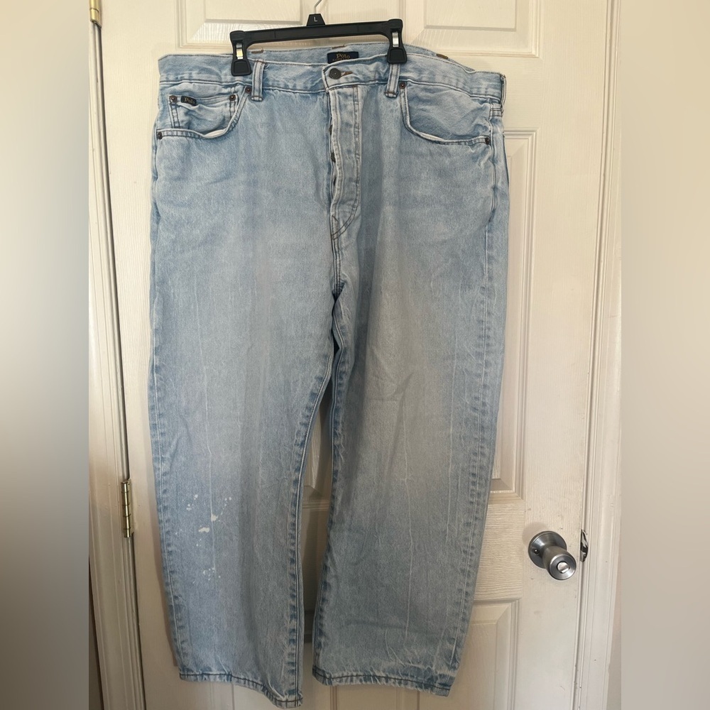 Polo by Ralph Lauren men’s 40x30 anders classic taper distressed